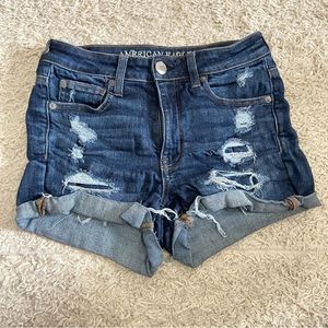 American eagle jean shorts